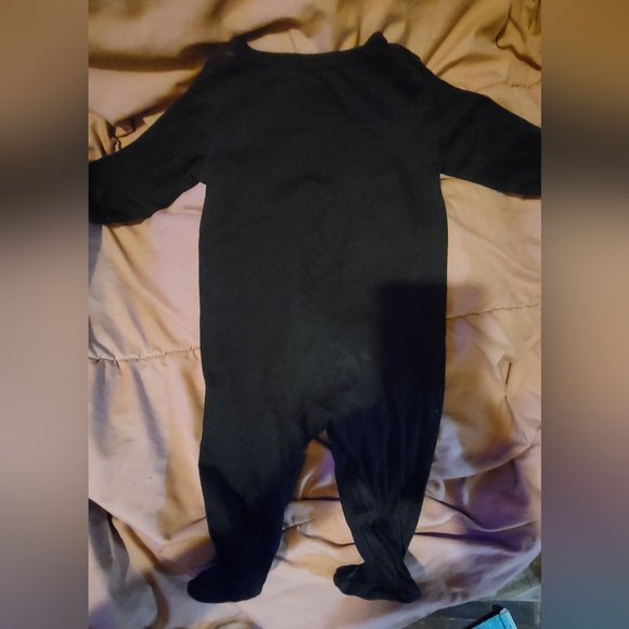 Halloween Skeleton footed Sleeper - Picture 3 of 16